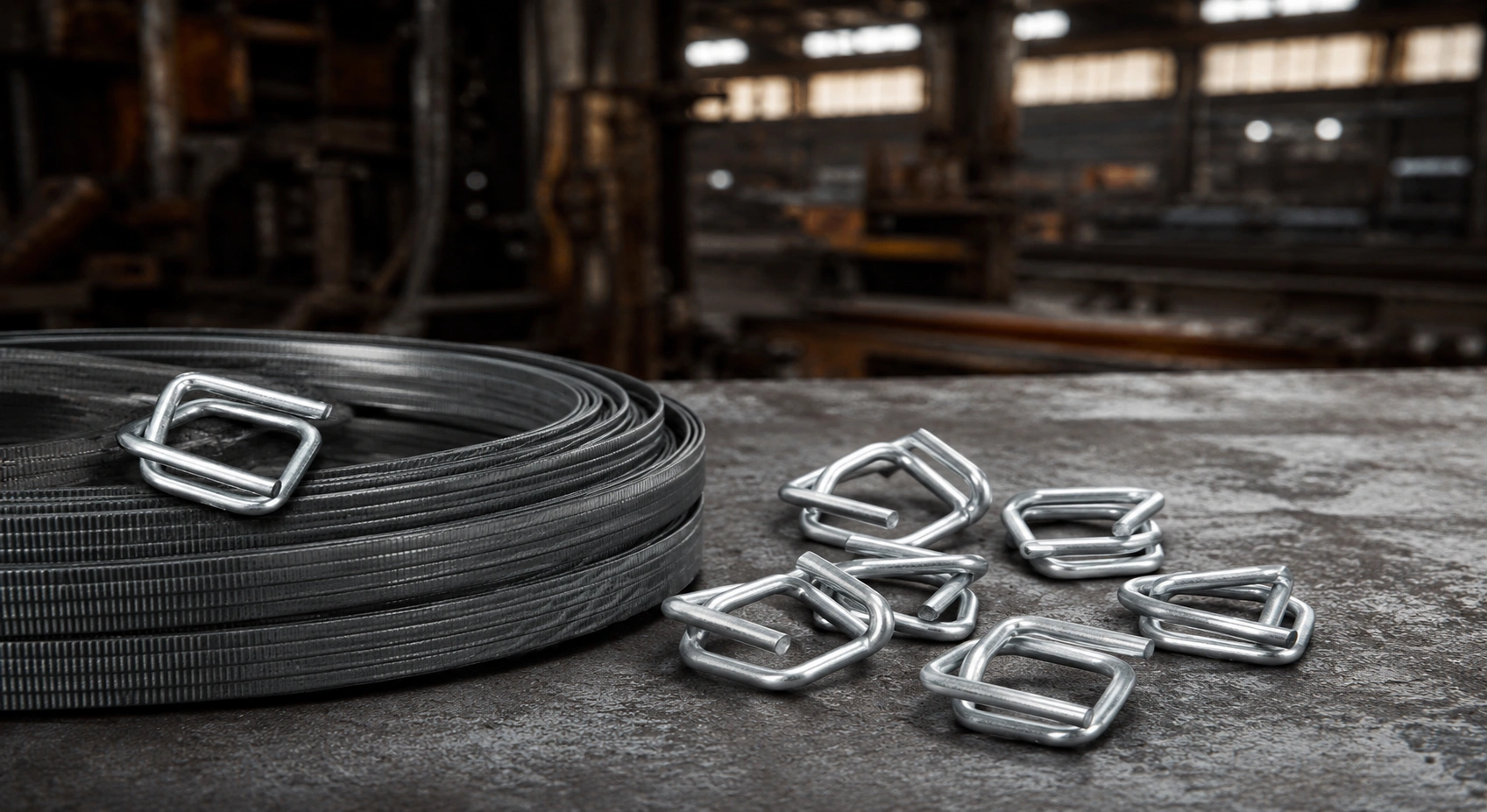 GI Wire Buckle Exporter United Kingdom — Greenstrix Industrial Packaging